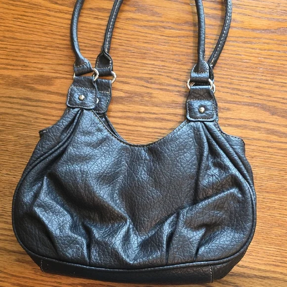 Rosetti Textured Black Shoulder Bag - Picture 2 of 3